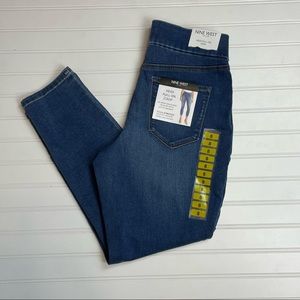 Nine west heidi pull on crop yoga stretch jeggings size 8